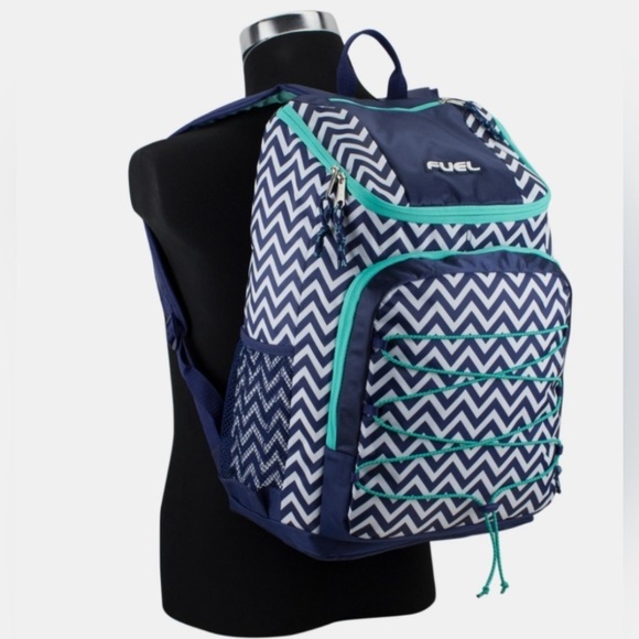 Fuel Handbags - FUEL Sports Backpack Wide Mouth with Front Bungee and Inner Tech Pocket,
 NWT